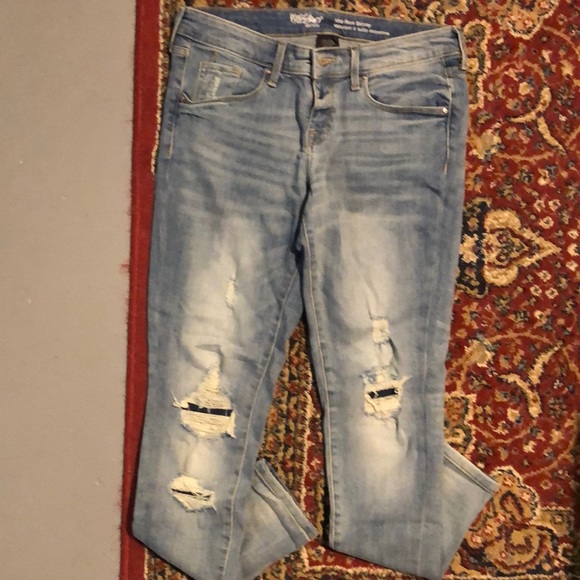 Mossimo denim mid-rise skinny jeans - Picture 2 of 4